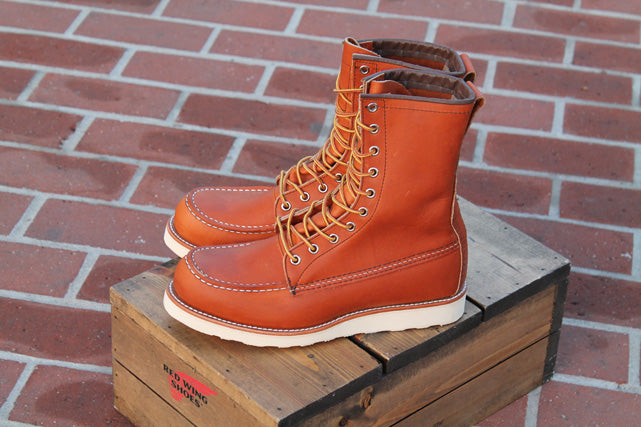 Red Wing 877 8 Inch Moc Toe Oro Legacy