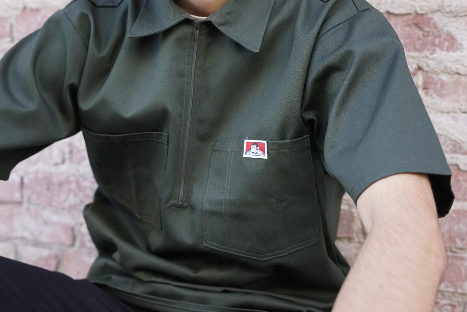 Ben Davis Classic Zip Up Shirt