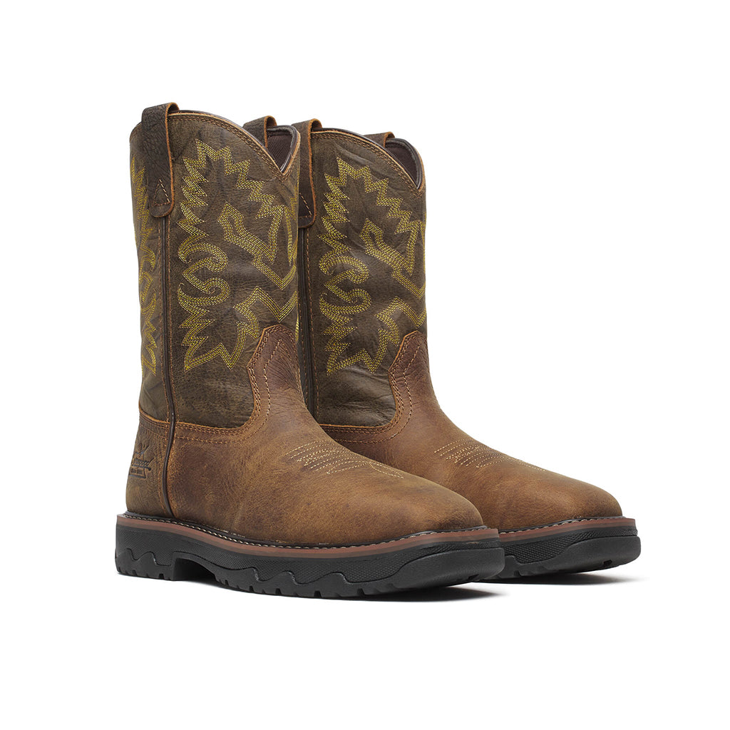 11" Buffalo Ridge Brown Sage Nano Square Toe Boot 804-4342