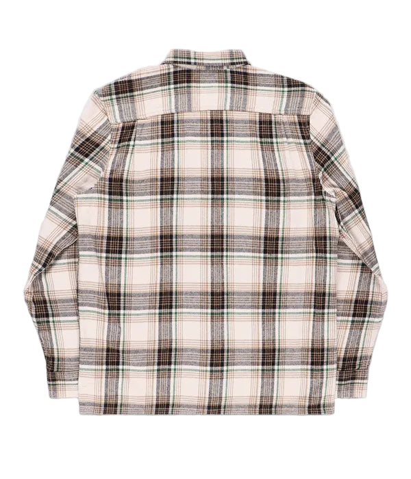 Helleson LS Flannel Oatmeal/Black