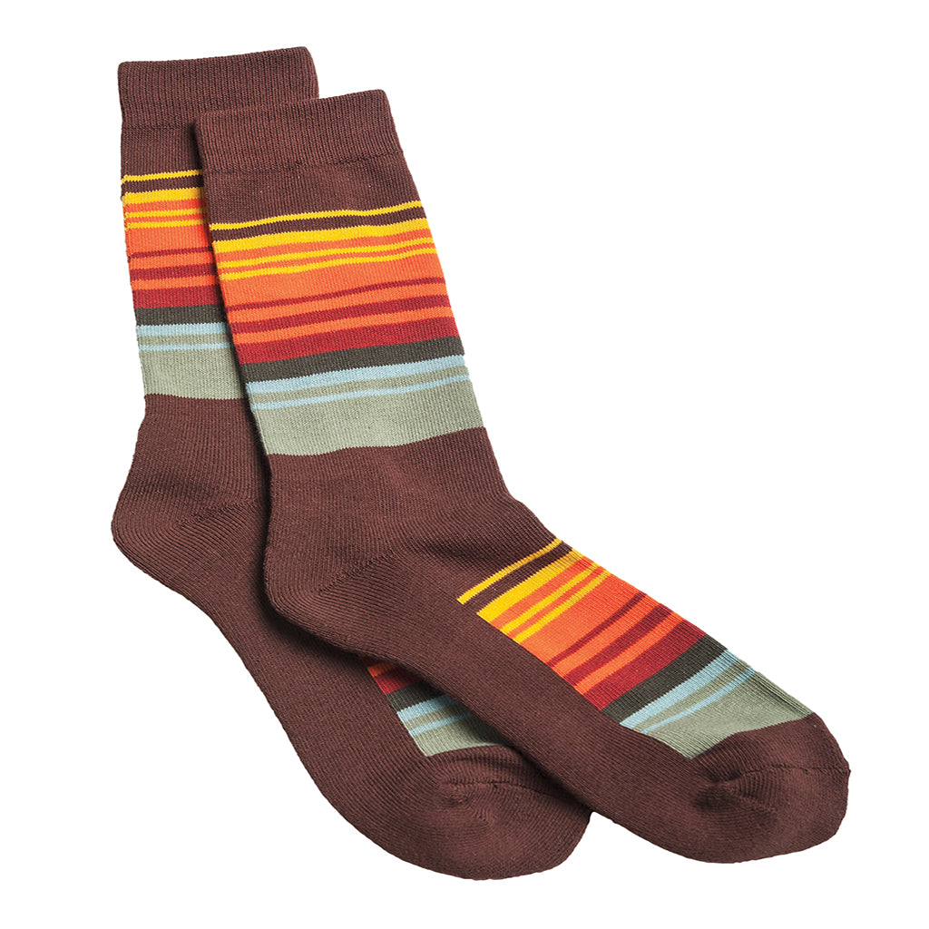 National Parks Stripe Crew Socks Great Smokey Mountain