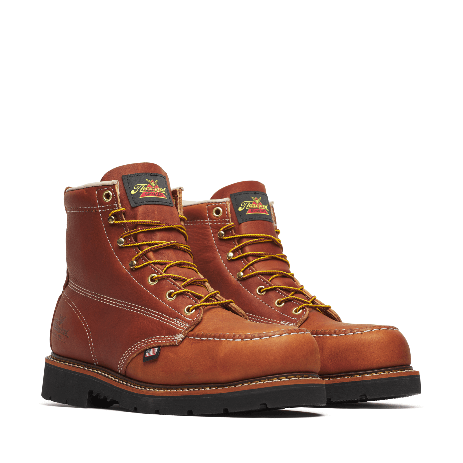 Tobacco Steel Moc Toe Boot 804-4189
