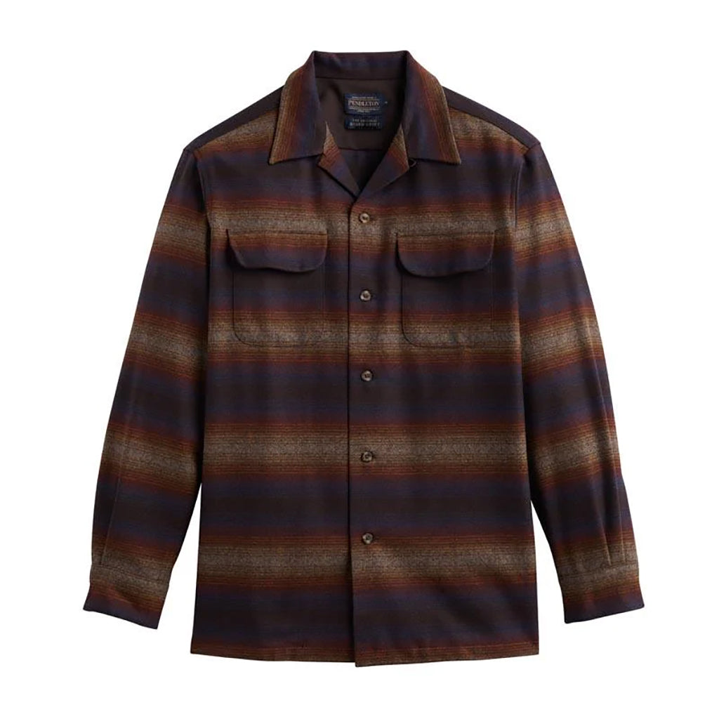 Board Shirt Brown Ombre/Multi Stripe Fall 23'
