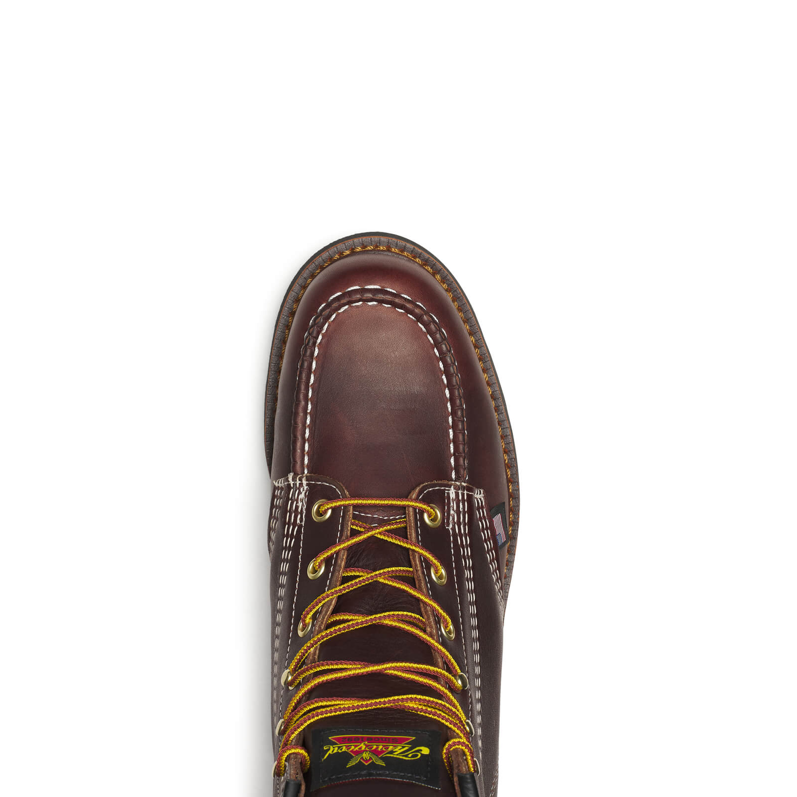 6" Black Walnut Black Wedge Moc Toe Boot 814-4266