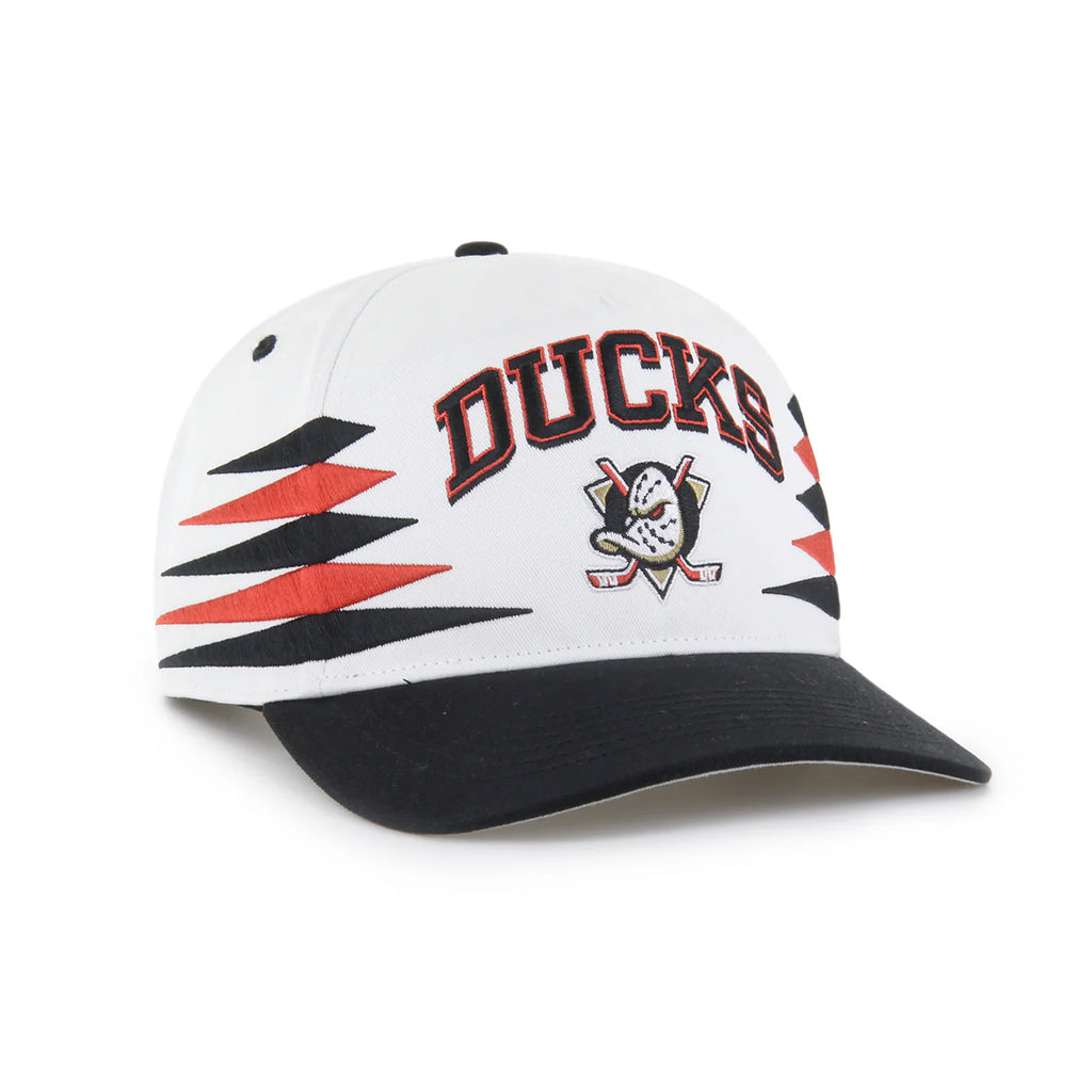 Baseball cap with 'Ducks' logo on a white background