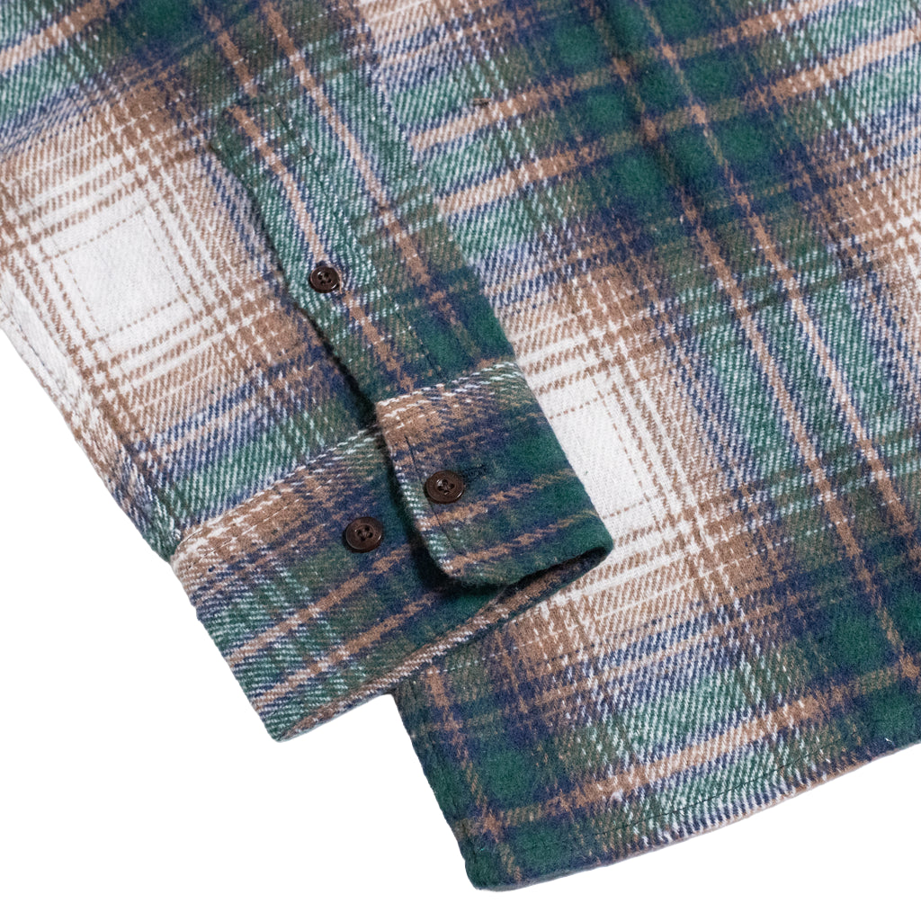 Birch Flannel Brown Green Plaid