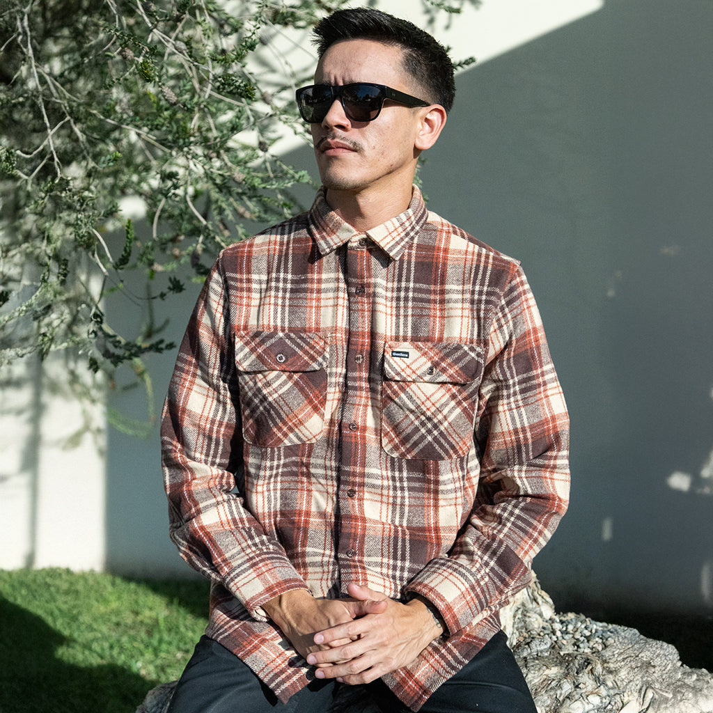 Birch Flannel Rust Plaid
