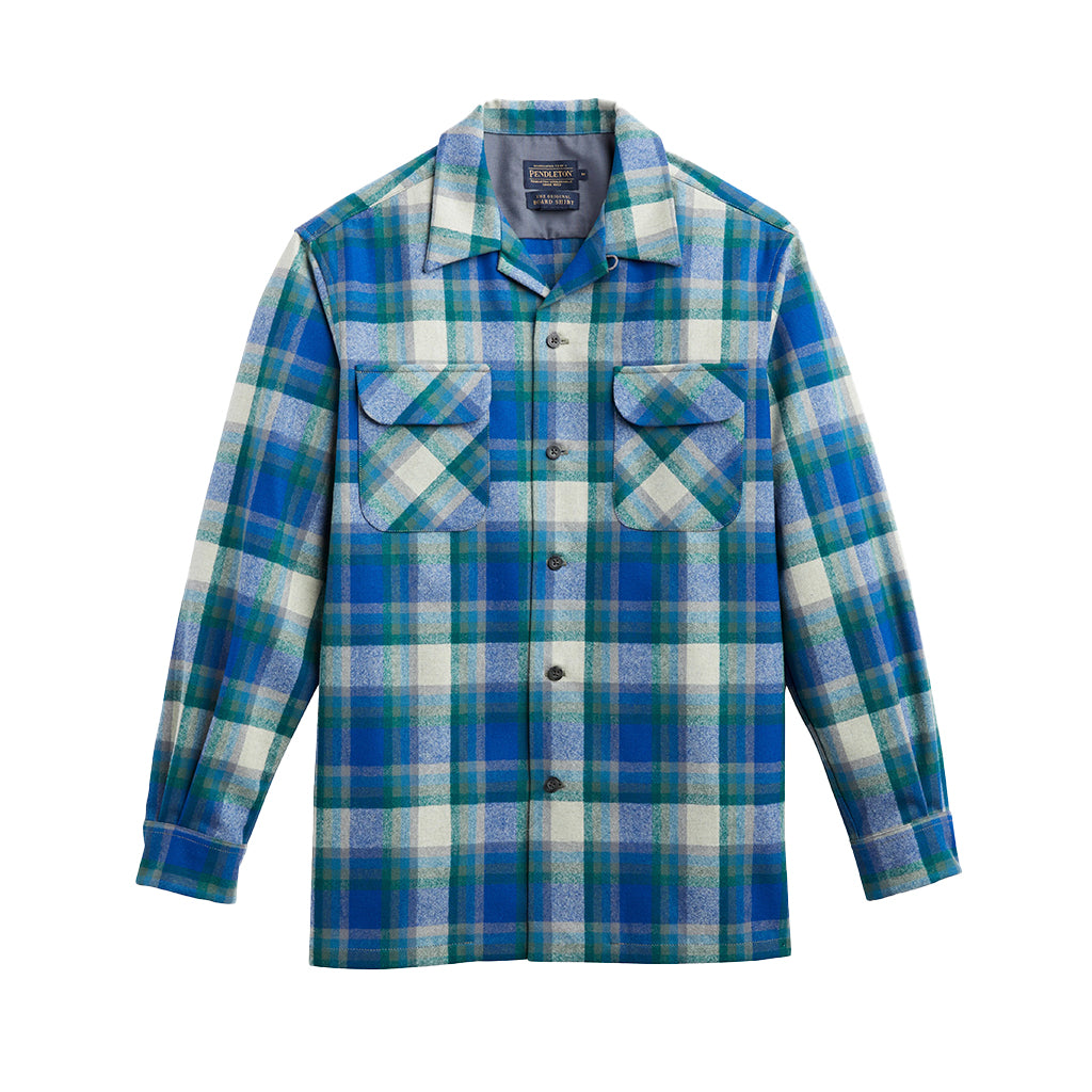 Pendleton | Board Shirt Blue/Green Plaid Spring 24' | Button Down –  Gunthers Supply And Goods