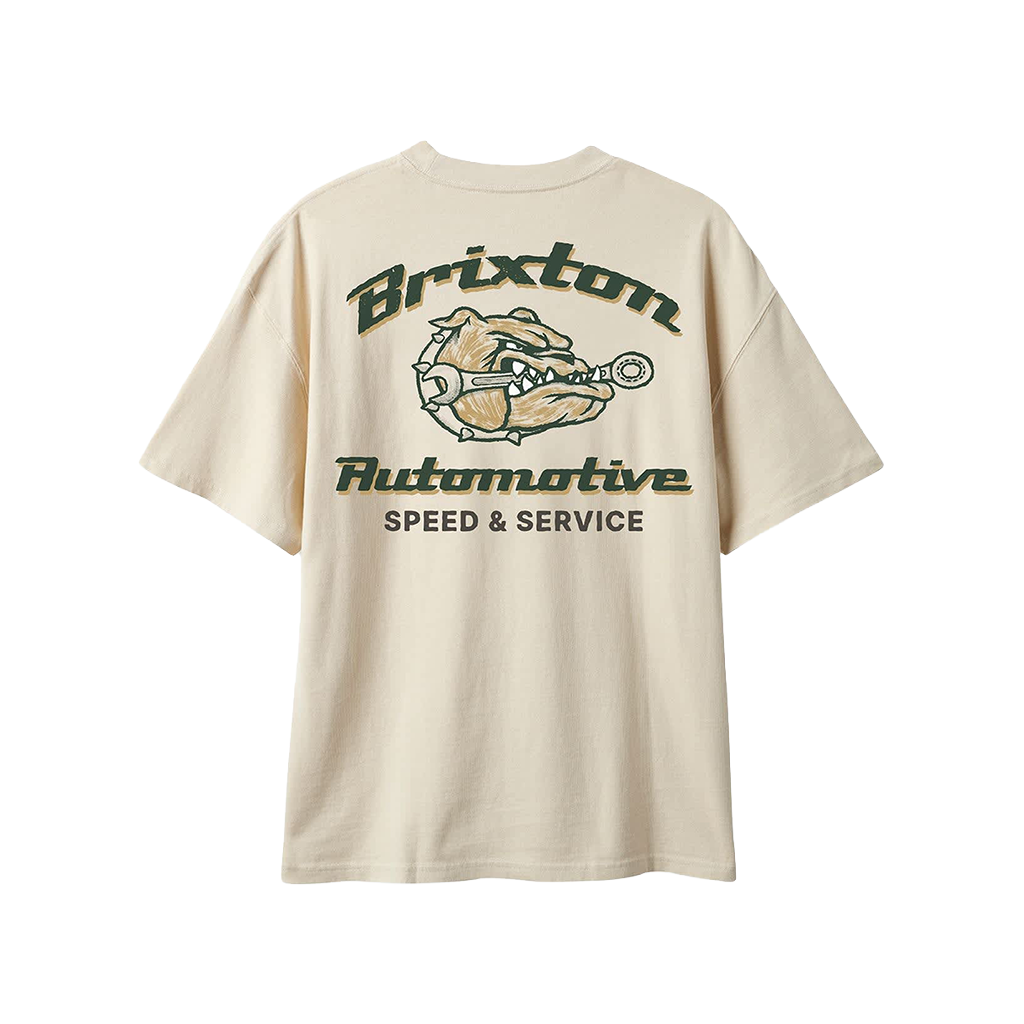 Brewster S/S Oversized Tee Cream