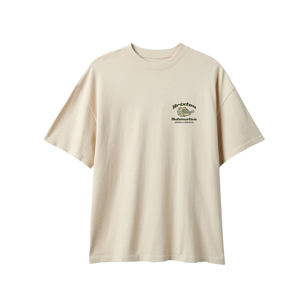 Brewster S/S Oversized Tee Cream