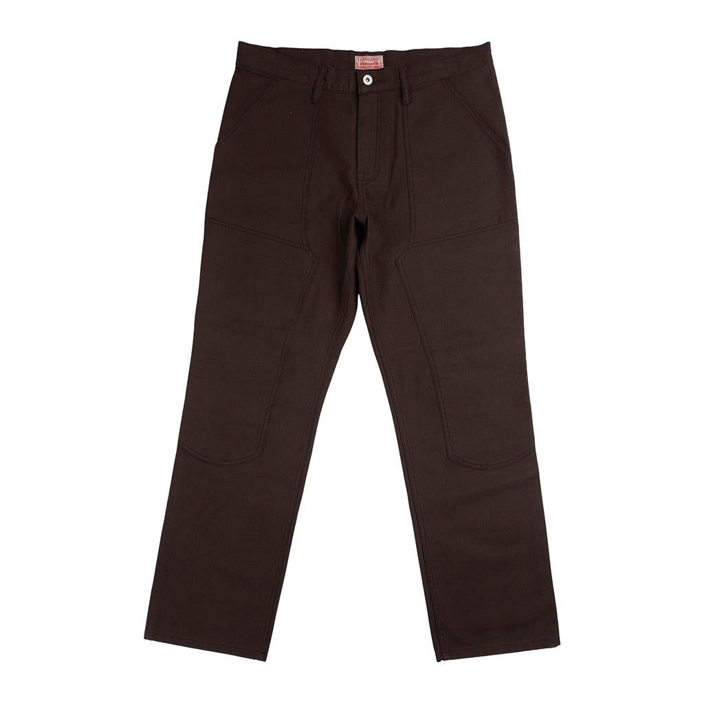 Brown pants on a white background