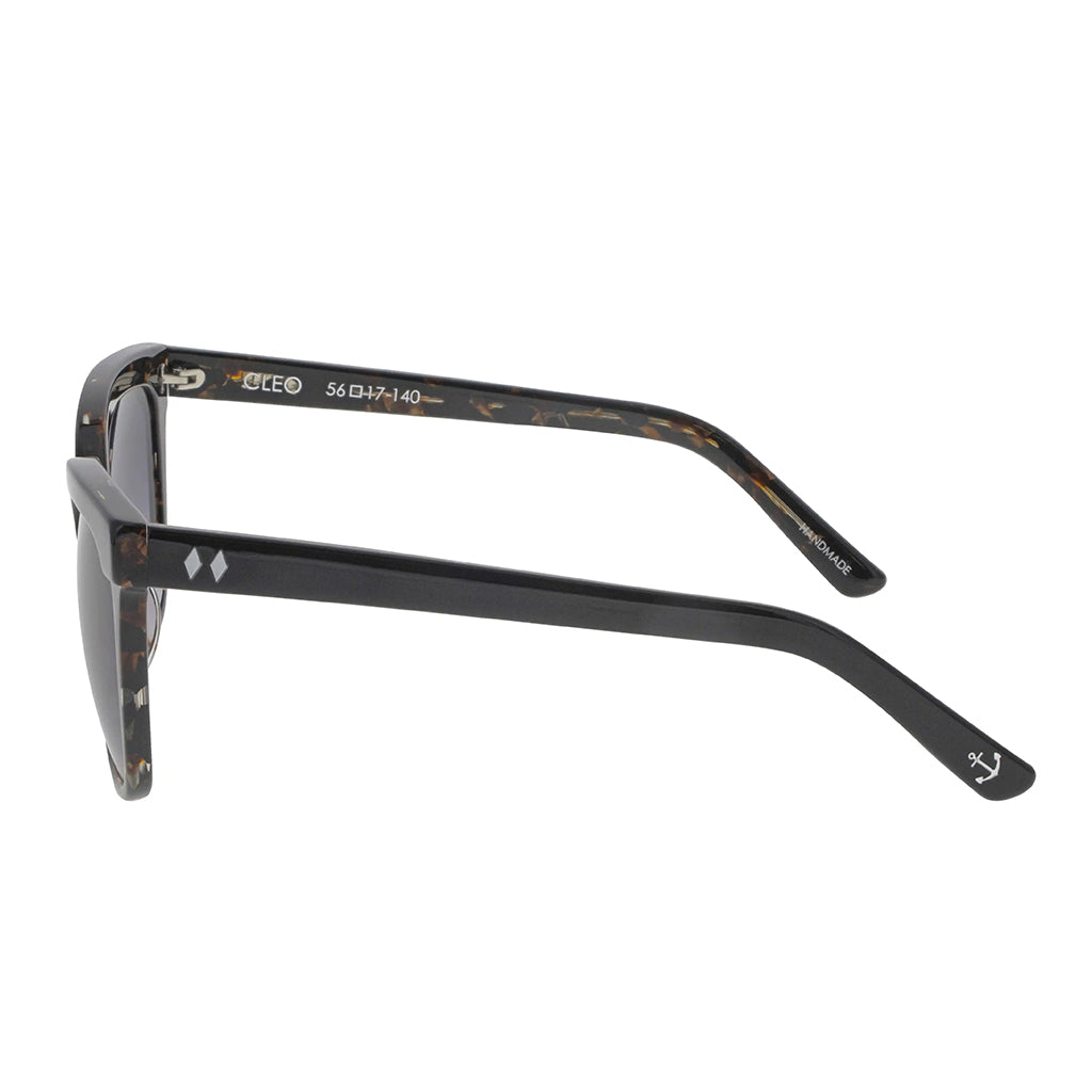 Cleo Black Monarch Smoke Gradient Lens