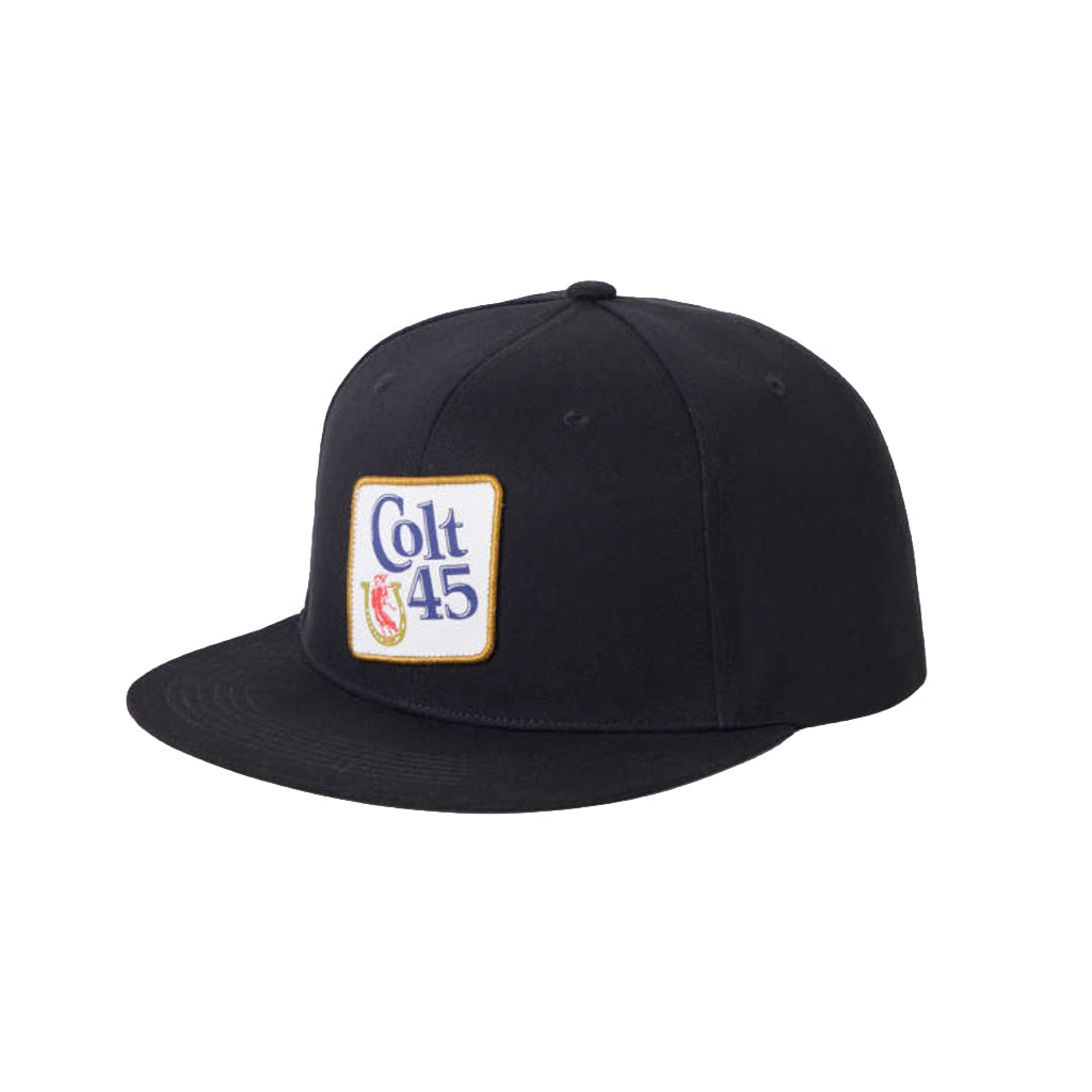Black cap with 'Colt 45' logo on a white background
