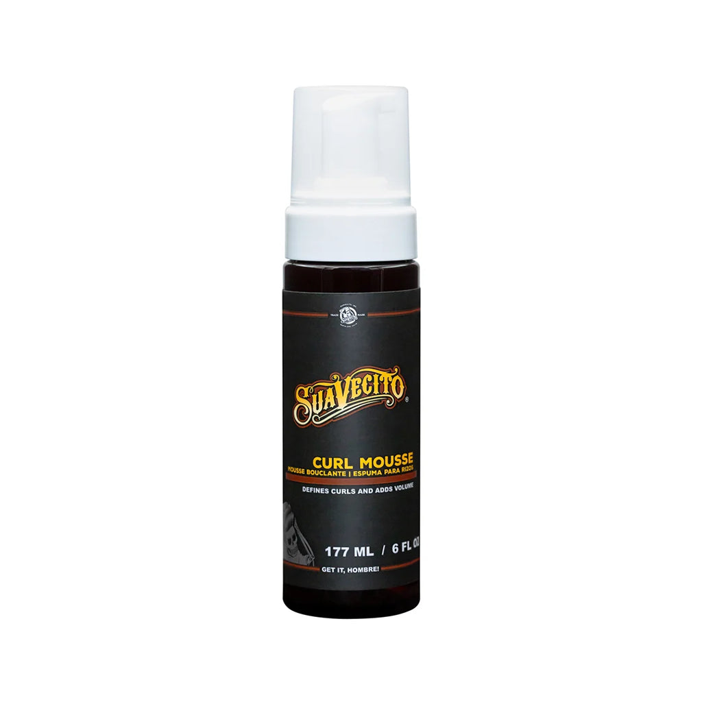 Bottle of Curl Mousse on a white background