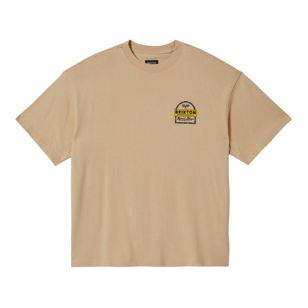 Drayton Heavyweight Relaxed Tee Cream Classic Wash