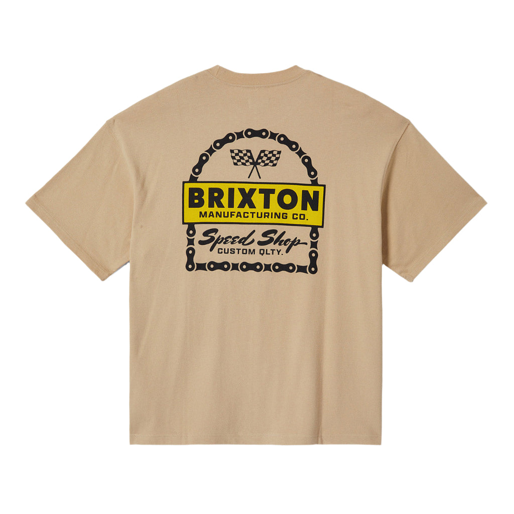 Drayton Heavyweight Relaxed Tee Cream Classic Wash