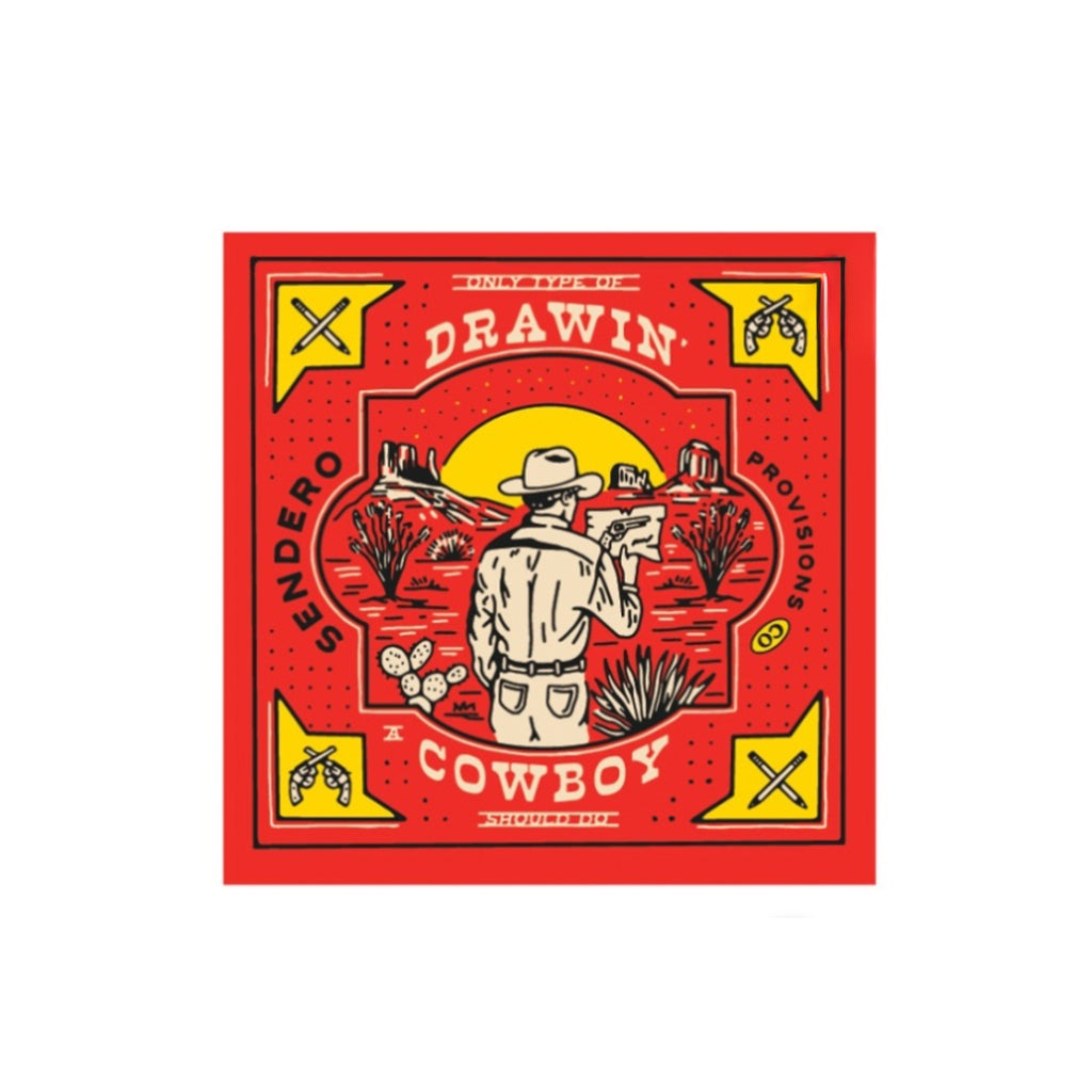 Drawing Cowboy Bandana