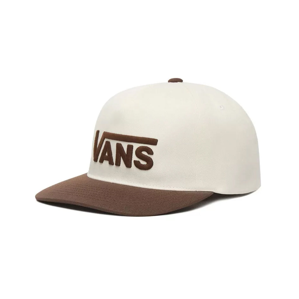 Drop V Logo Snapback Vintage Cacao