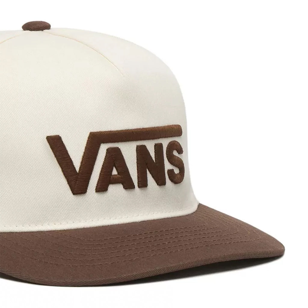 Drop V Logo Snapback Vintage Cacao