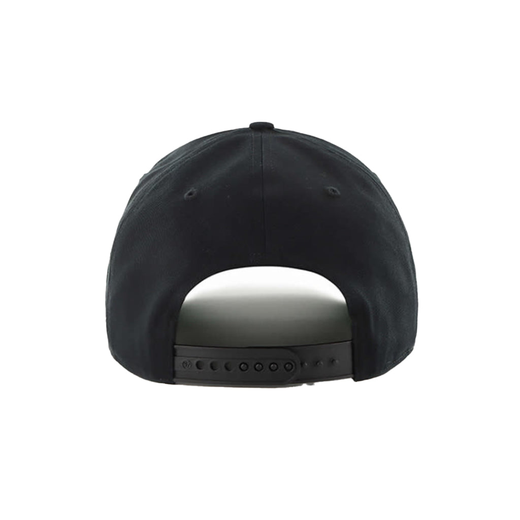 Black cap on a white background