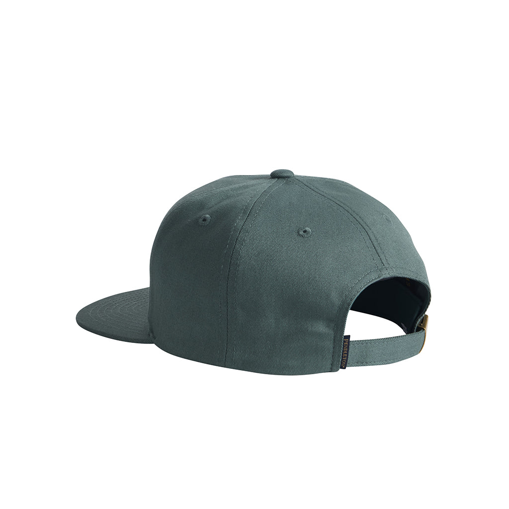 Green cap on a white background