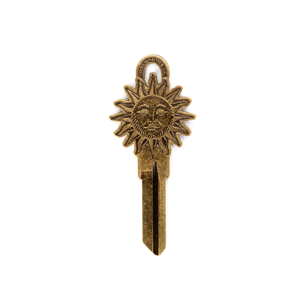 Good Morning Key Antique Brass