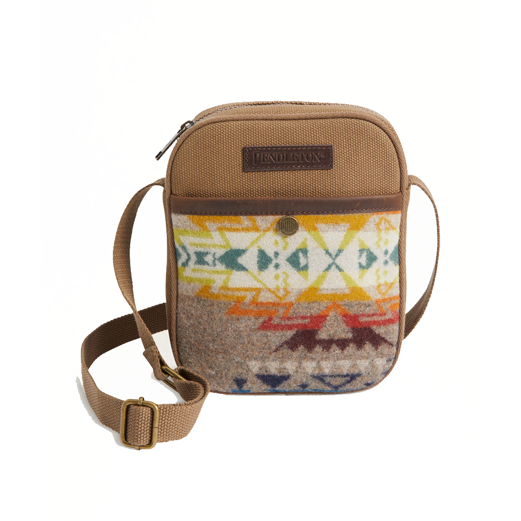 Highland Peak Tan Crossbody Satchel