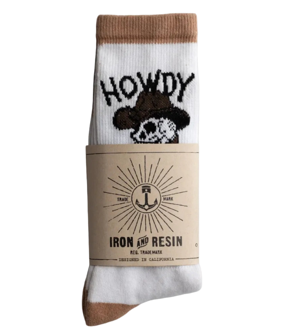 Howdy Socks Beige