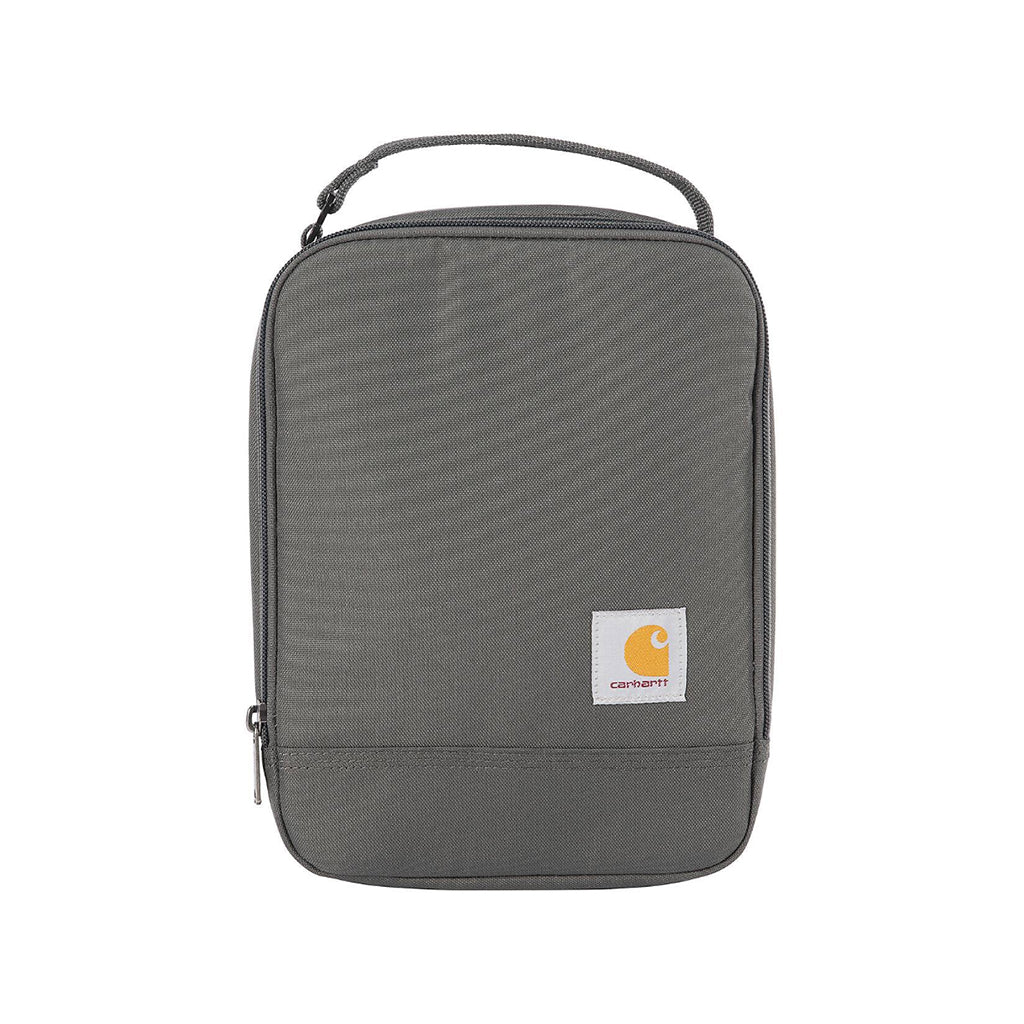 Gray cooler with Carhartt logo on a white background