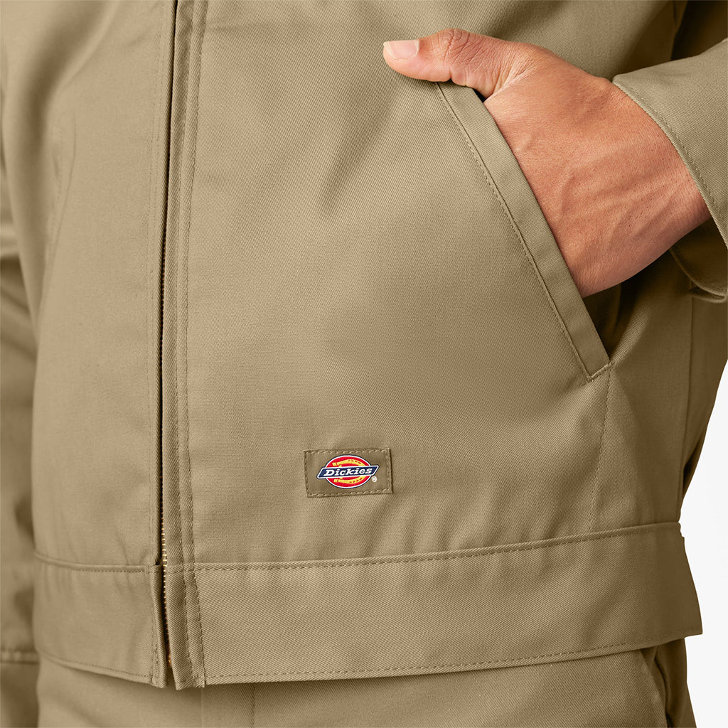 Front pocket of the Insulated Eisenhower Jacket Khaki