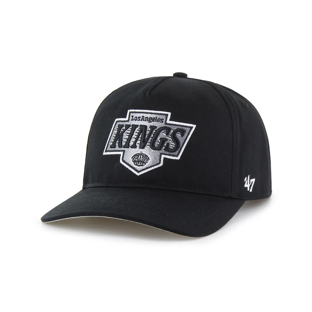 Black cap with Los Angeles Kings logo on a white background