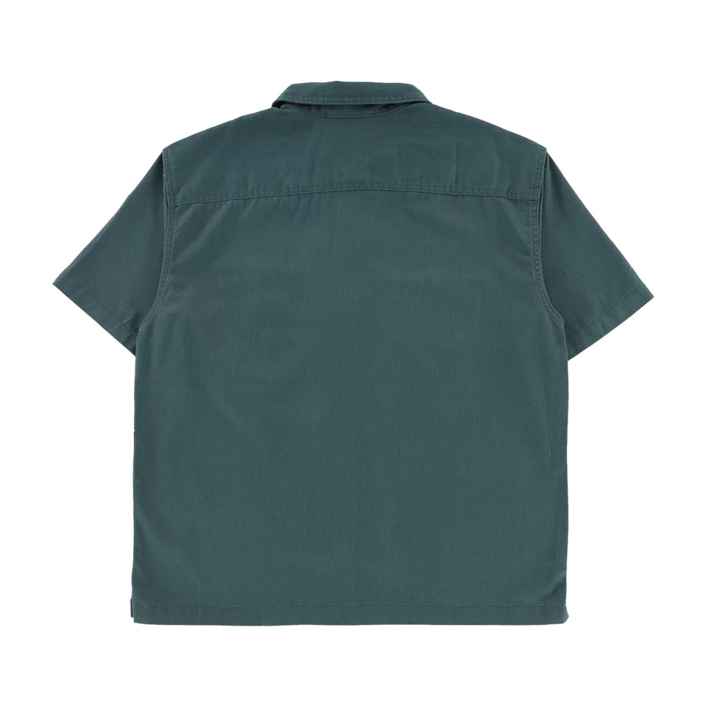 Green sleeveless shirt on a white background