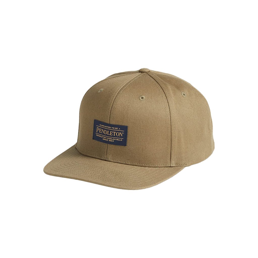 Logo Flat Brim Hat Loden