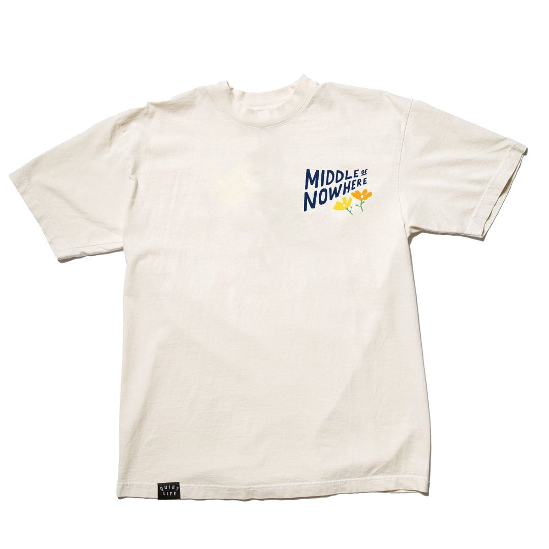 Lonely Palm Middle of Nowhere Tee Cream