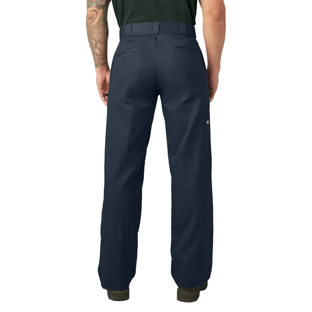 Loose Fit Double Knee Work Pants Dark Navy