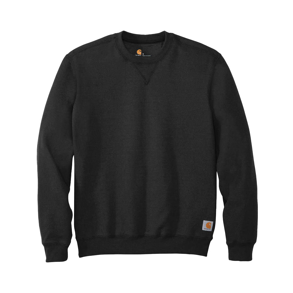 Loose Fit Midweight Crewneck Sweatshirt Black