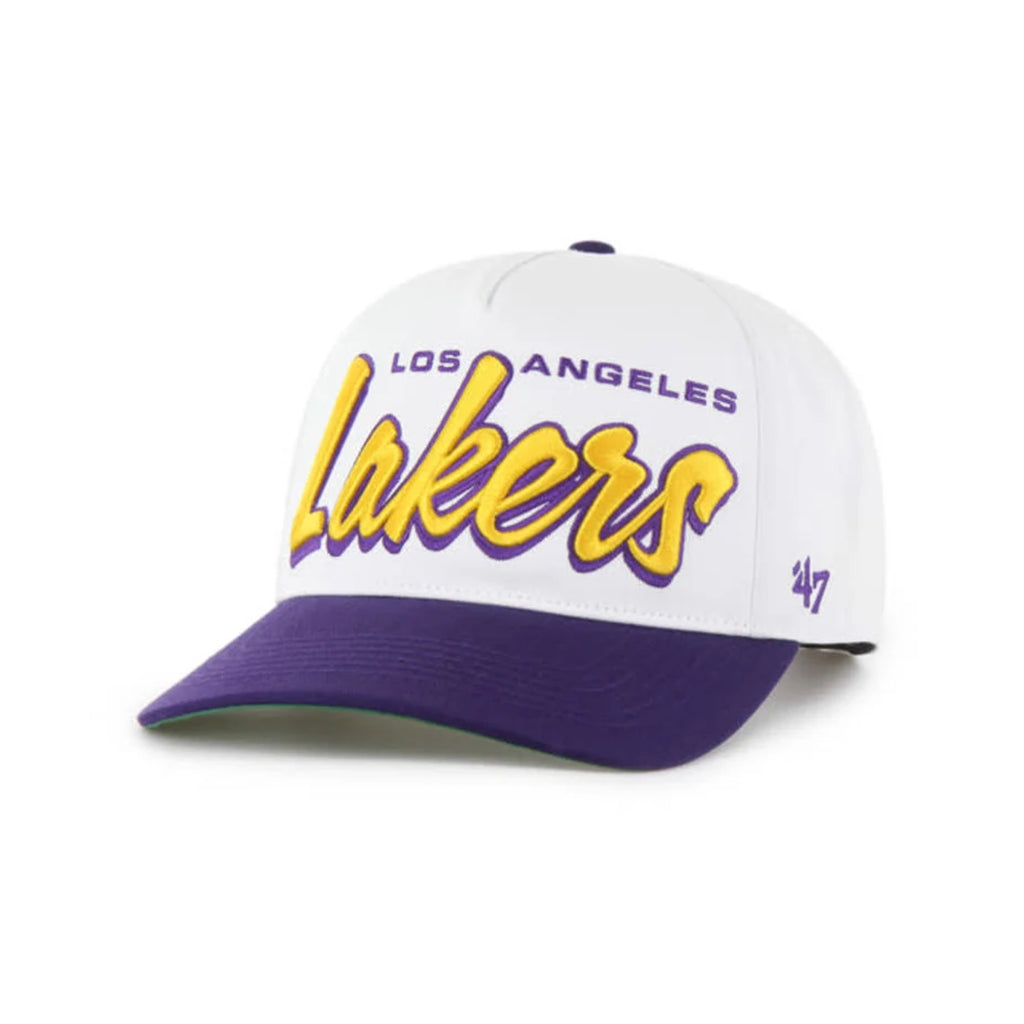 Los Angeles Lakers White Drop Shadow 47 Hitch