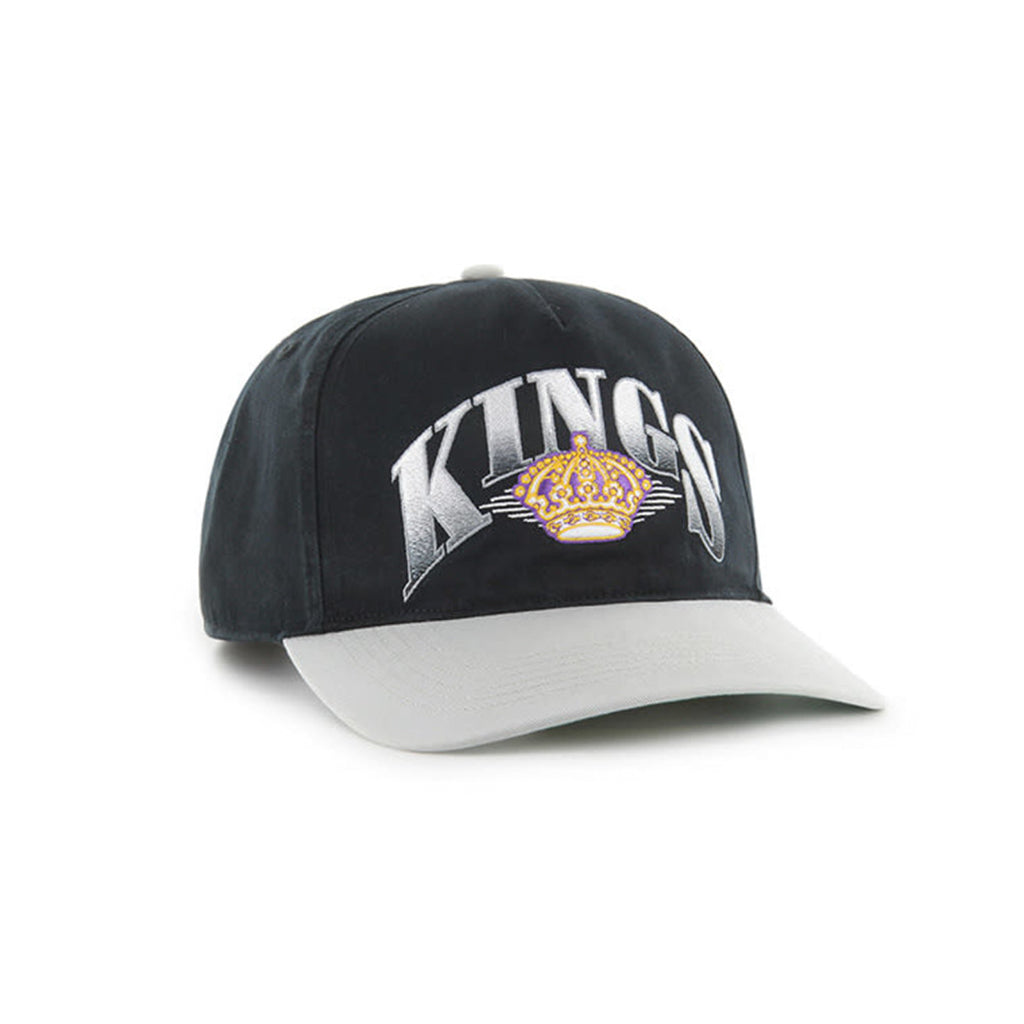 Black and white cap with 'KINGS' logo on a white background