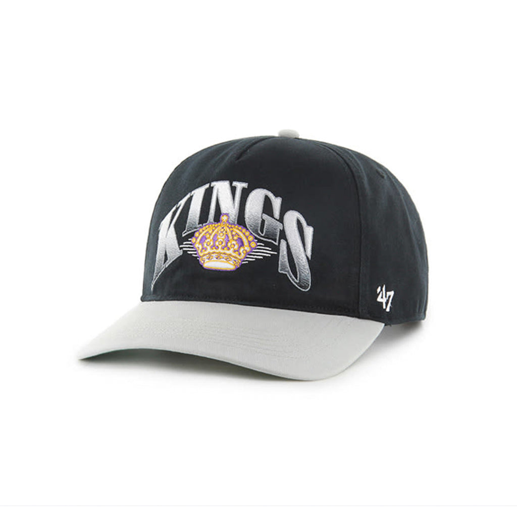 Black and gray cap with 'KINGS' and '47' logo on a white background