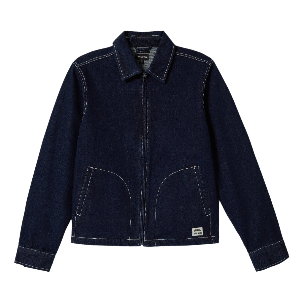Mechanic Garage Zip Jacket Rinse Denim