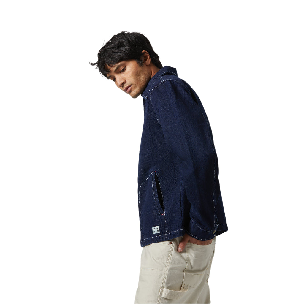 Mechanic Garage Zip Jacket Rinse Denim