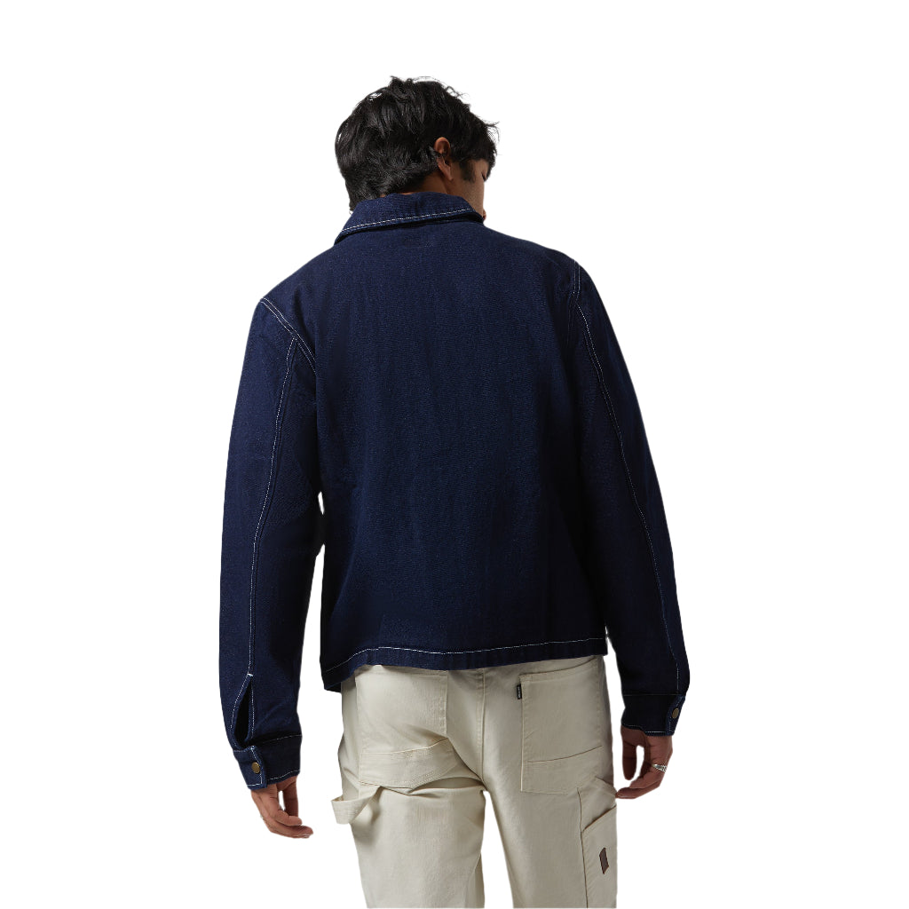 Mechanic Garage Zip Jacket Rinse Denim