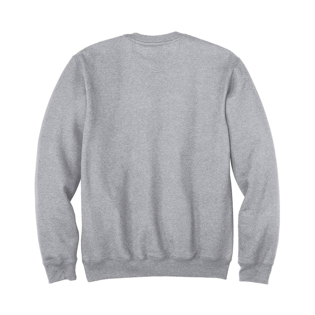 Gray sweatshirt on a white background
