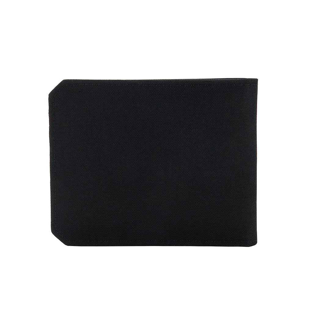Black wallet on a white background