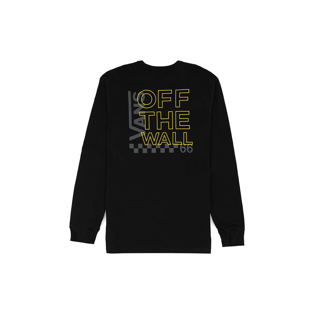 Off The Wall Classic Outlined L/S Tee