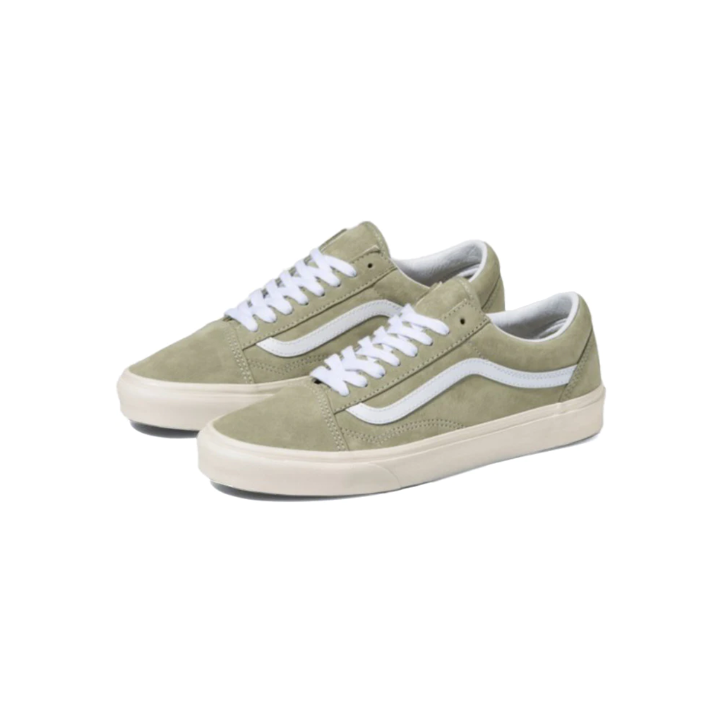 Old Skool Pig Suede Moss Grey/ Snow