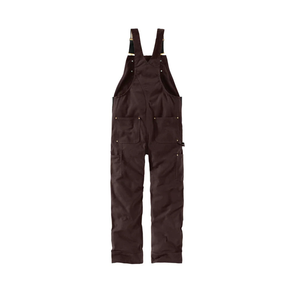 Carhartt Relaxed Fit Duck Bib Overall Dark Brown