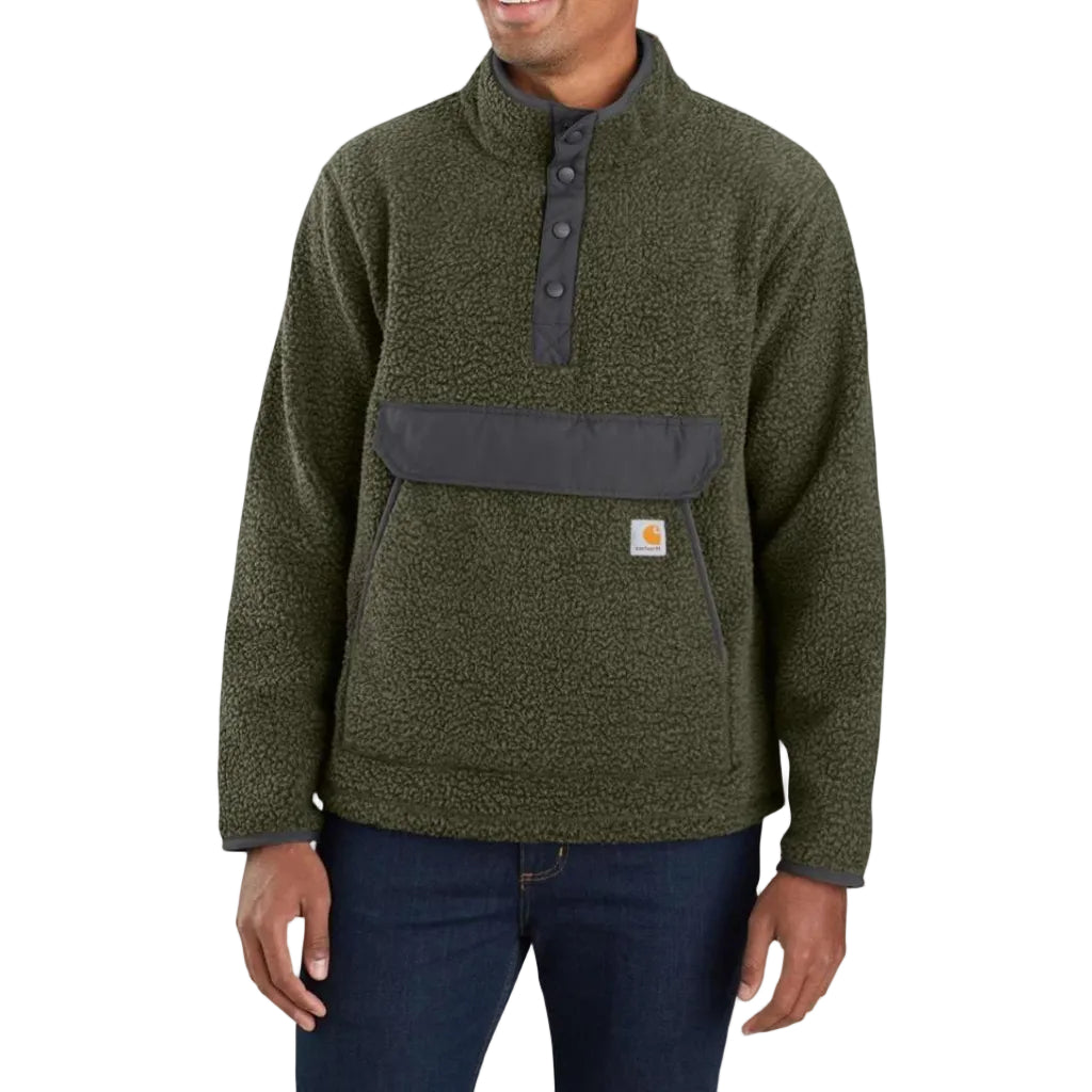 Fleece Pullover Basil Heather