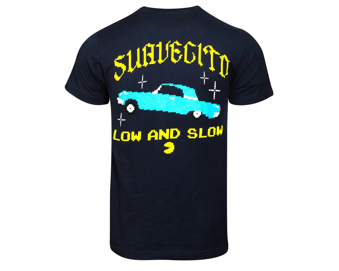 Pac-Man Low and Slow Tee Navy