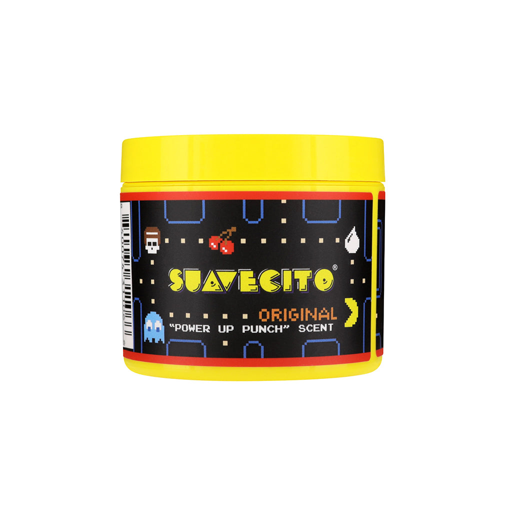 Jar of Suavecito Original hair product with colorful label on a white background